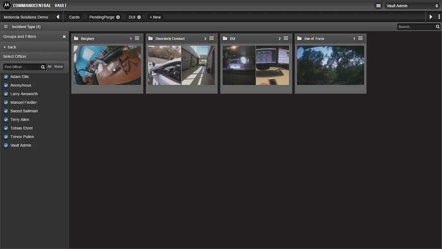 CommandCentral Vault Content Search CommandCentral Vault Content Search Screenshot